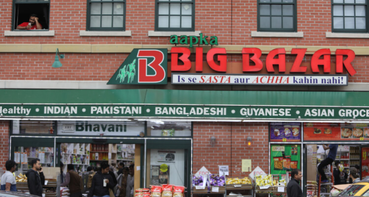 Indian grocery store in Jersey City, New Jersey