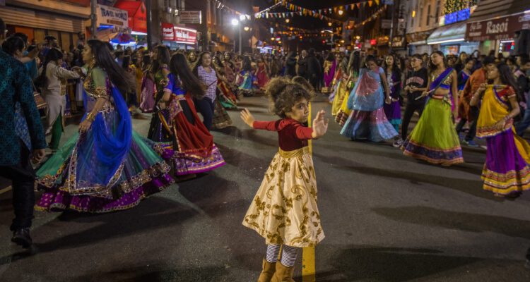 Celebrating Navratri in Jersey City, New Jersey