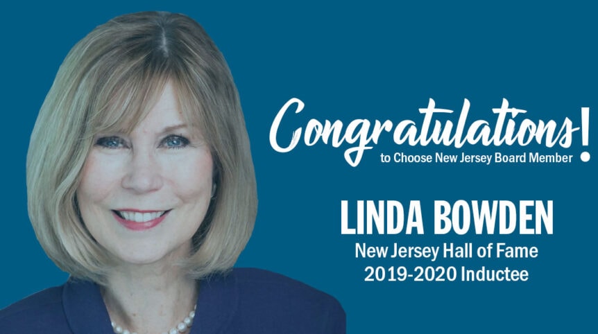 Linda Bowden, NJ Hall of Fame Inductee