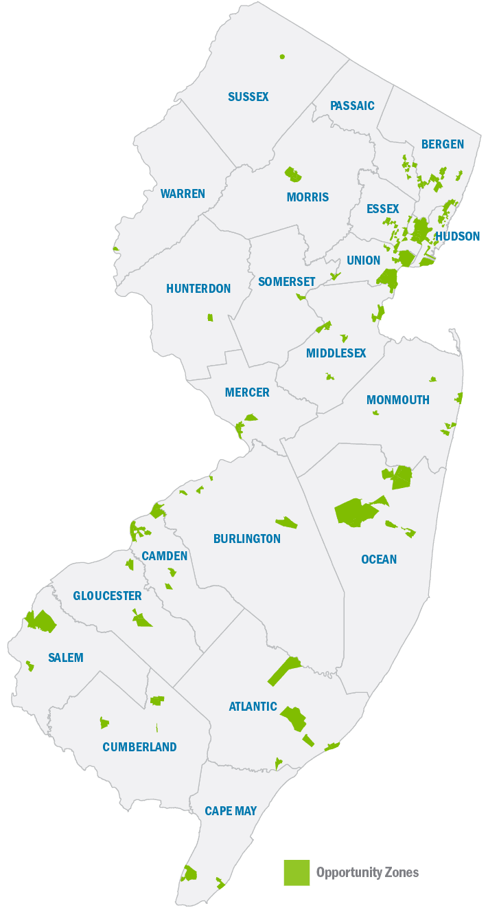 New Jersey Opportunity Zone Map