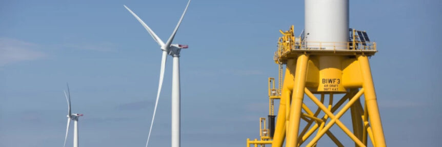 fotos de turbinas eólicas offshore
