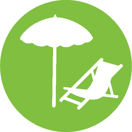 beach chair icon