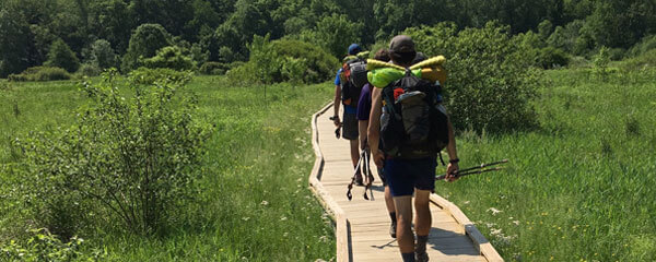 People hiking